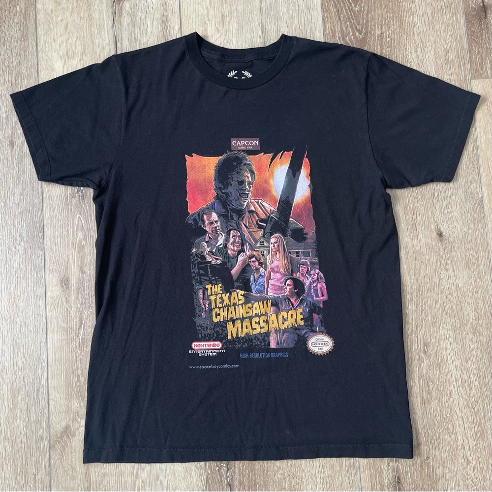 Black Graphic Tee - Texas Chainsaw Massacre